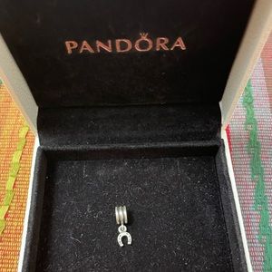 Authentic Pandora horseshoe charm